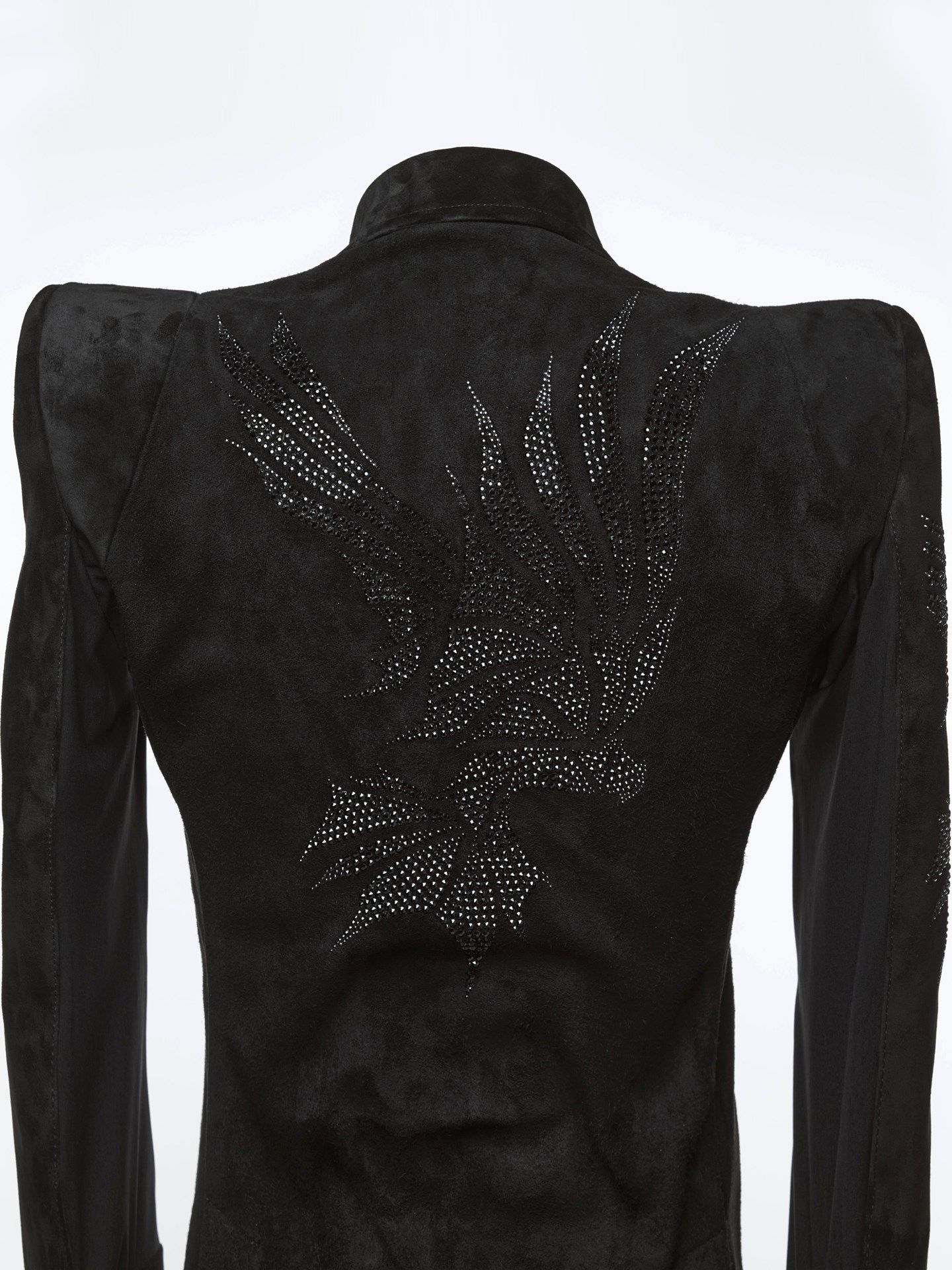 《予約品》 Anchor Layered Jacket / スワロレイヤードジャケット / ブラック 【THE ONENESS】