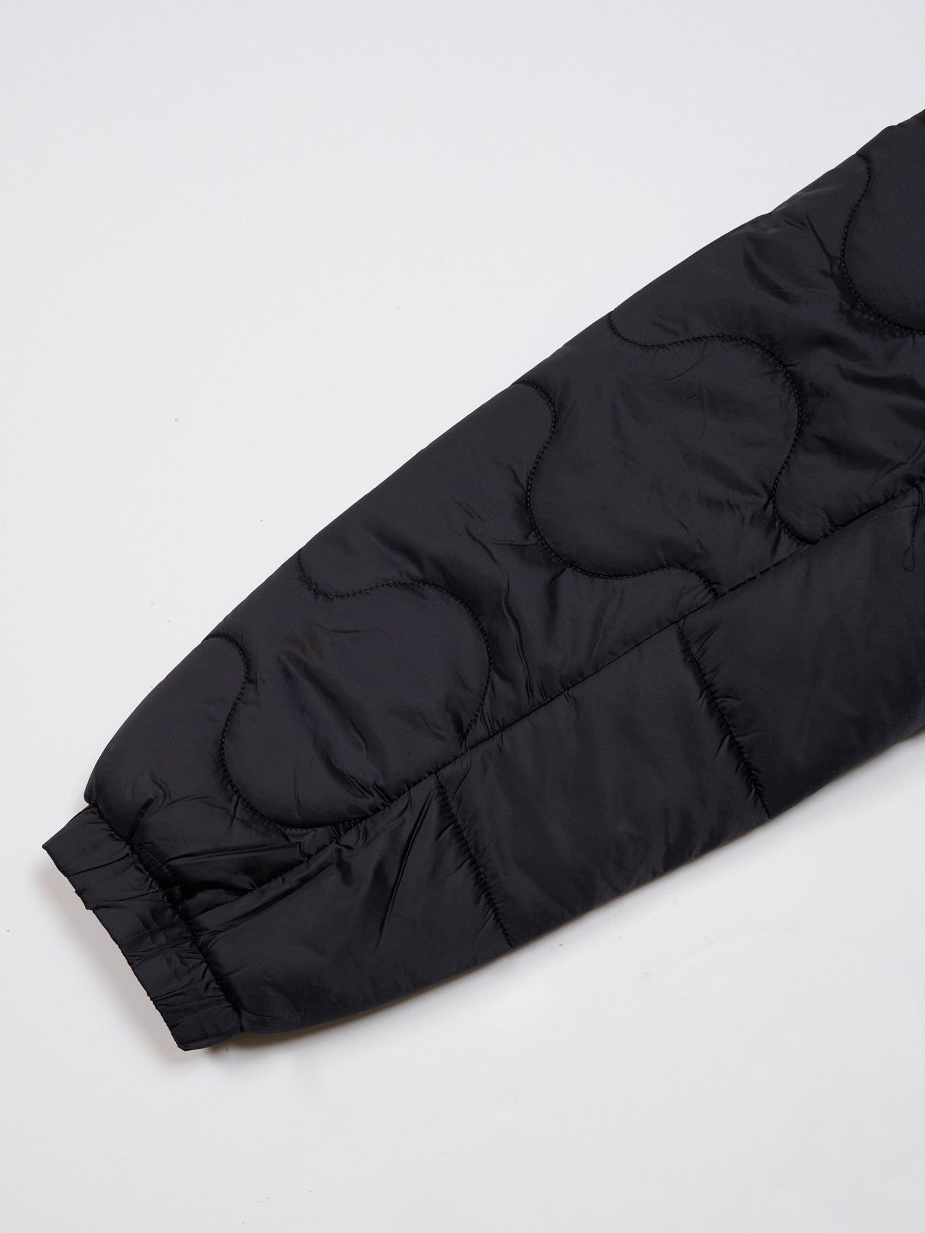 EAGLE EMBROIDERY PATCH QILT SHORT BLOUSON / ショートブルゾン / ブラック