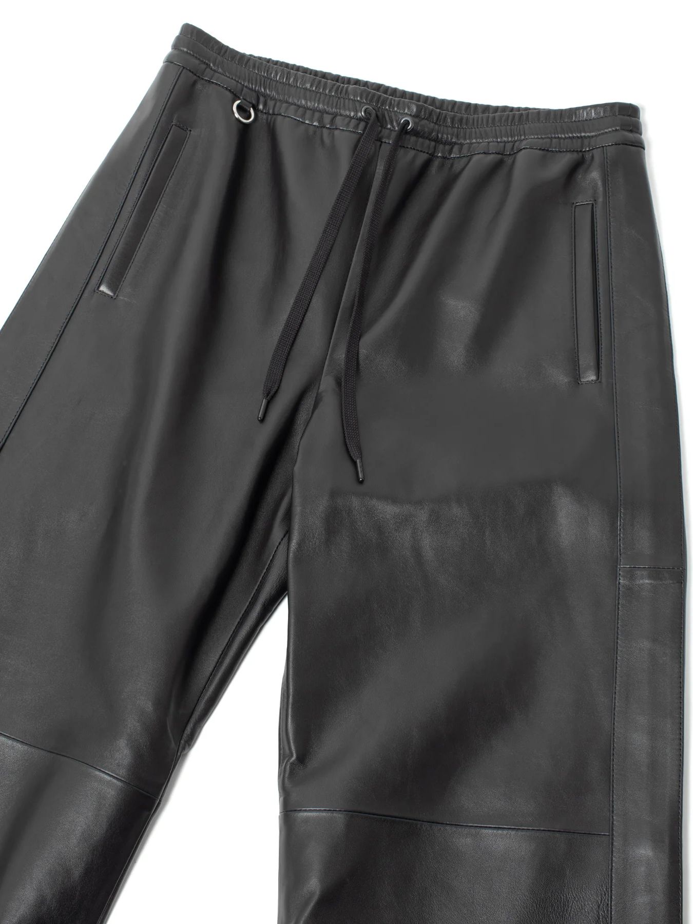 【予約品 9月27日(日) 締切】スペイン エントレフィーノ ラム トラックワイドパンツ / LIVITY/ BLACK