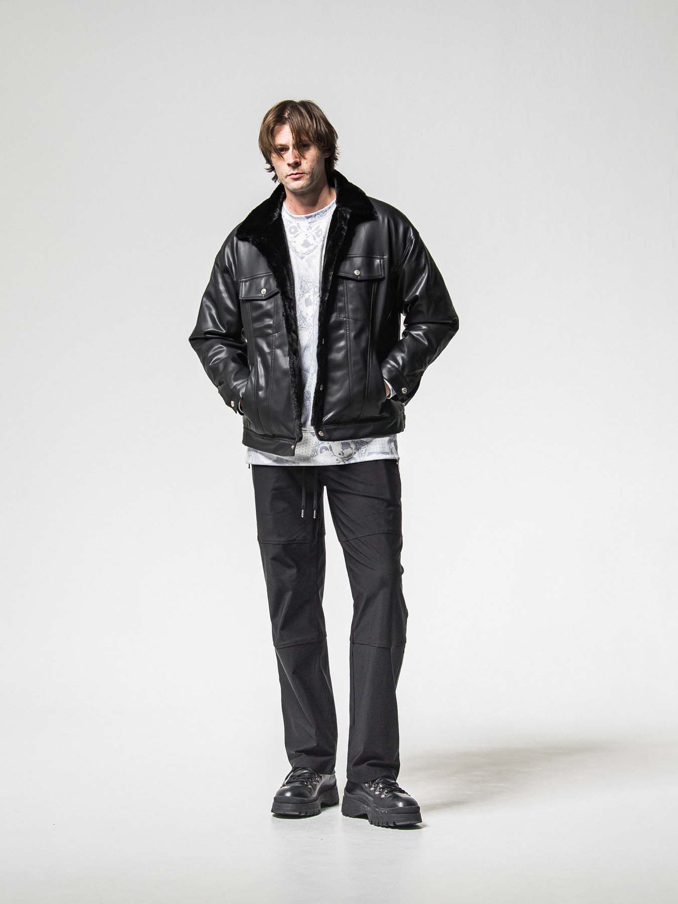 【予約品 8月31日(日) 締切】PAISLEY BACK FLEECE DROP TRAINER / ペイズリー バックフリース ドロップショルダートレーナー / グレー