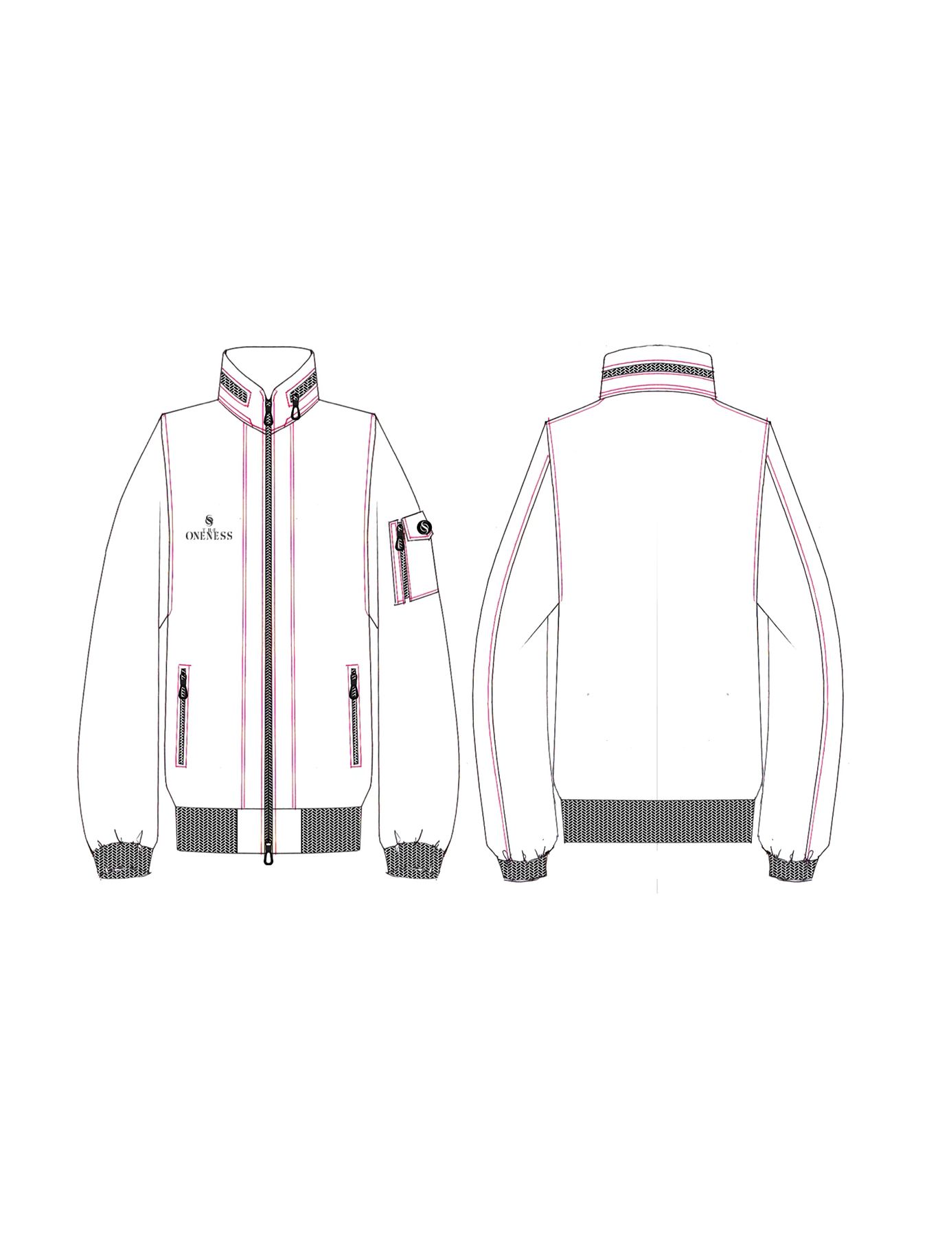 【予約品 10月26日(日) 締切】Stand Collar Blouson / スタンドカラーブルゾン / ブラック