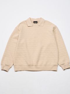 BOY MONOGRAM JACQUARD KNIT / ジャガードニット / カーキ