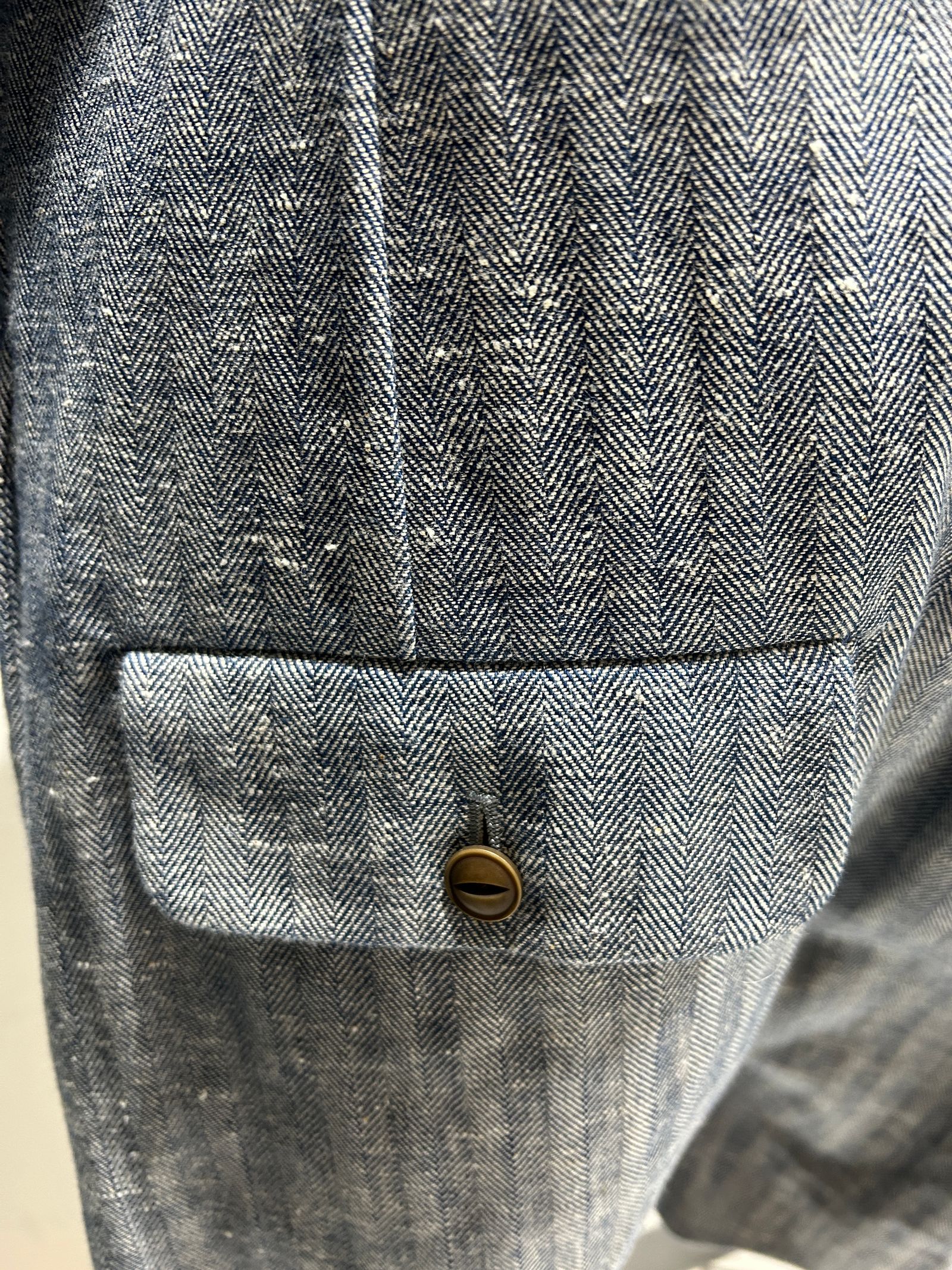 テーラーメイドジャケットつなぎ ヘリンボーン1点物 /アレフルード +CAPサービス