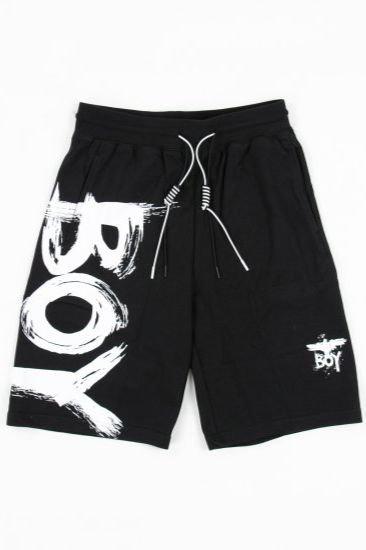 BIG BOY PAINT SWEAT SHORTS / ブラック 【BOY LONDON】
