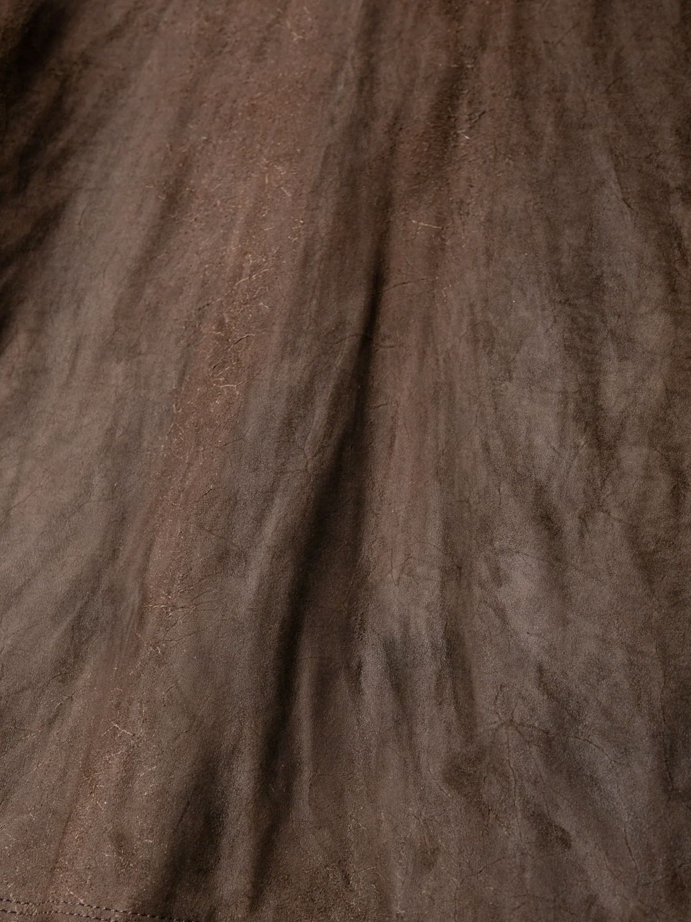 Hybrid Vegetable Tanned Calfskin Middle Coat / ハイブリッド タンニン鞣し カーフスキン ミドルコート / DEAD MAN