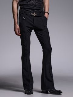 Flare Skinny Slacks / フレアスキニースラックス / ブラック