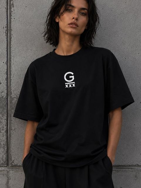 【予約品】GODSIZE 2026 ANGEL'S WINGS TEE / ブラック×ホワイト