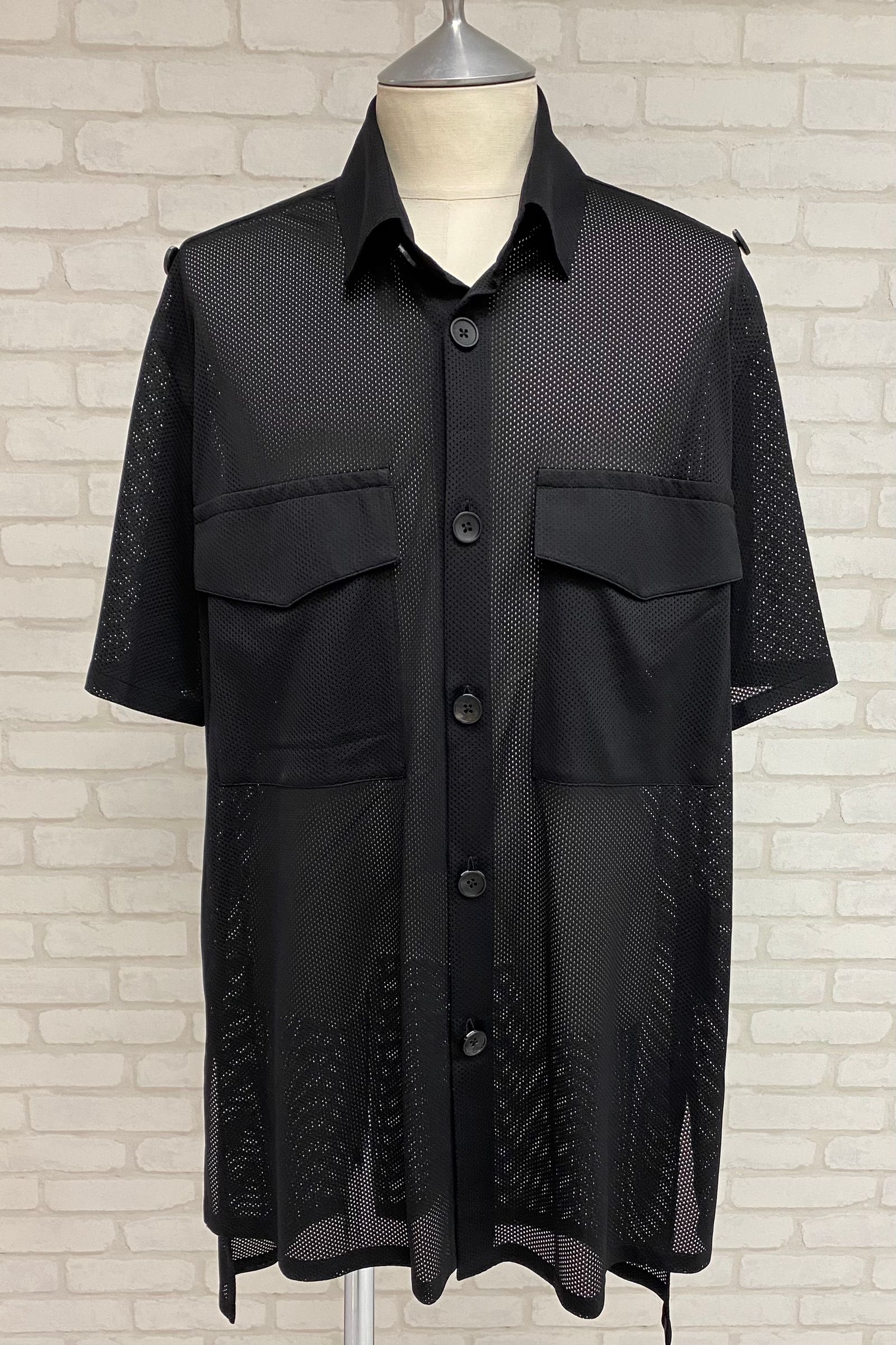 LooseShirts Mesh / Black 【kiryuyrik】