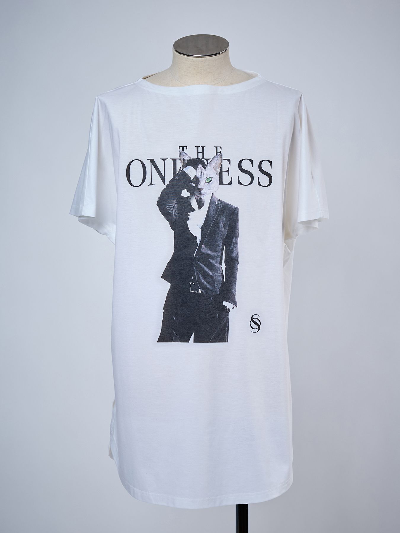 【予約品 4月26日(日) 締切】《犬猫保護活動チャリティー企画》Organic Cotton French Sleeve T / オーガニックコットン フレンチスリーブ Tシャツ / ホワイト