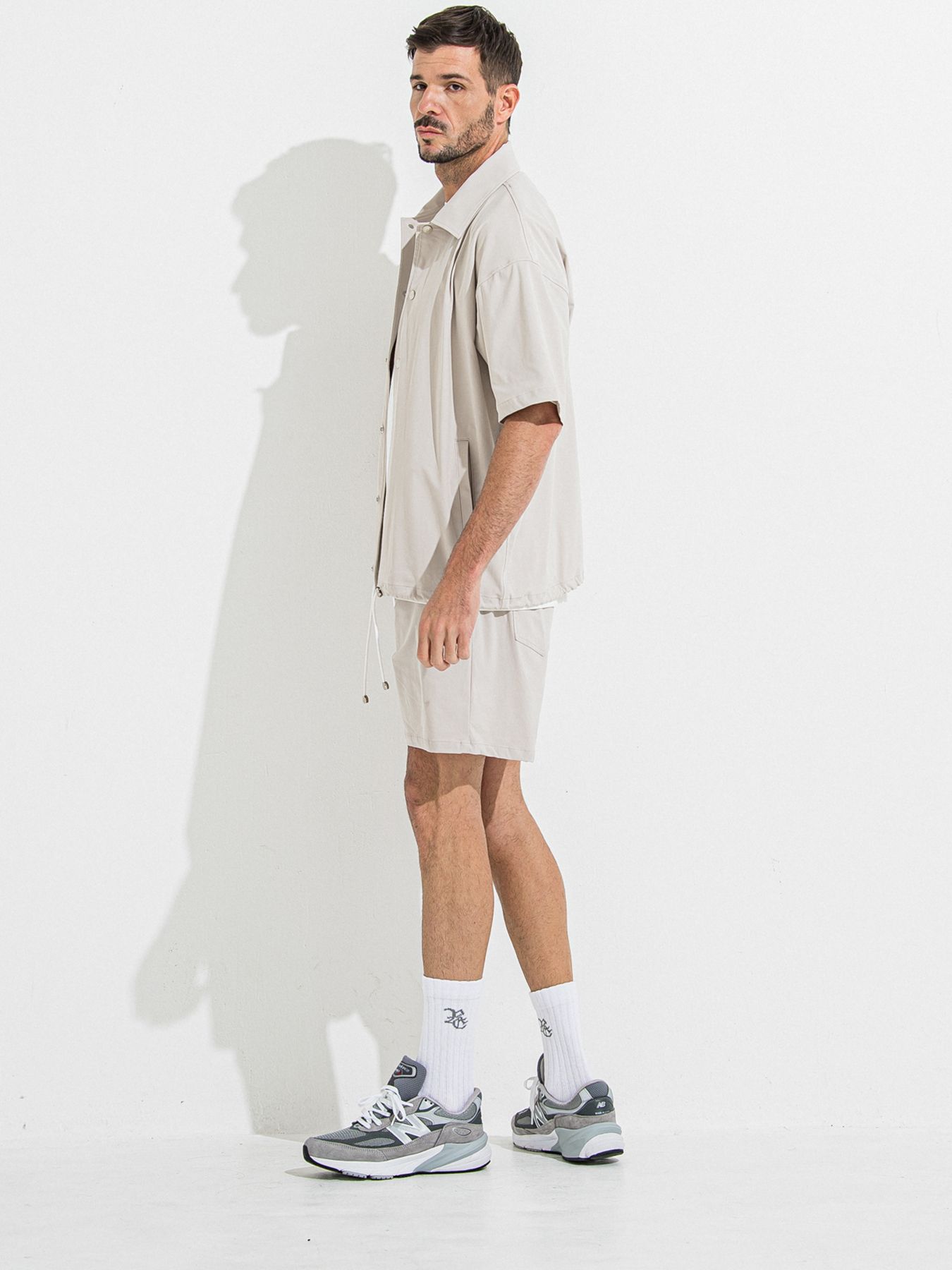 【予約品 】NYLON OVER T /  ナイロンオーバーサイズTシャツ / ホワイト