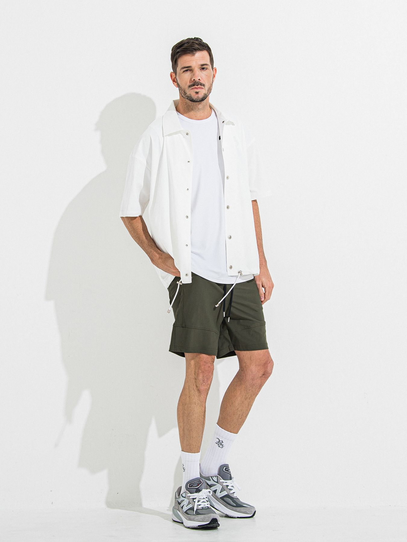 【予約品 】TYLER NYLON SHORTS / タイラー ナイロンショーツ / カーキ