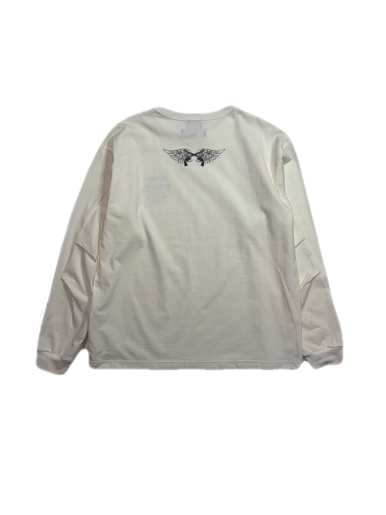 【予約品 3月9日(月) 18:00 締切】TT&CO.コラボ - TT&CO. CROSSGUN / ロンT / オフホワイト