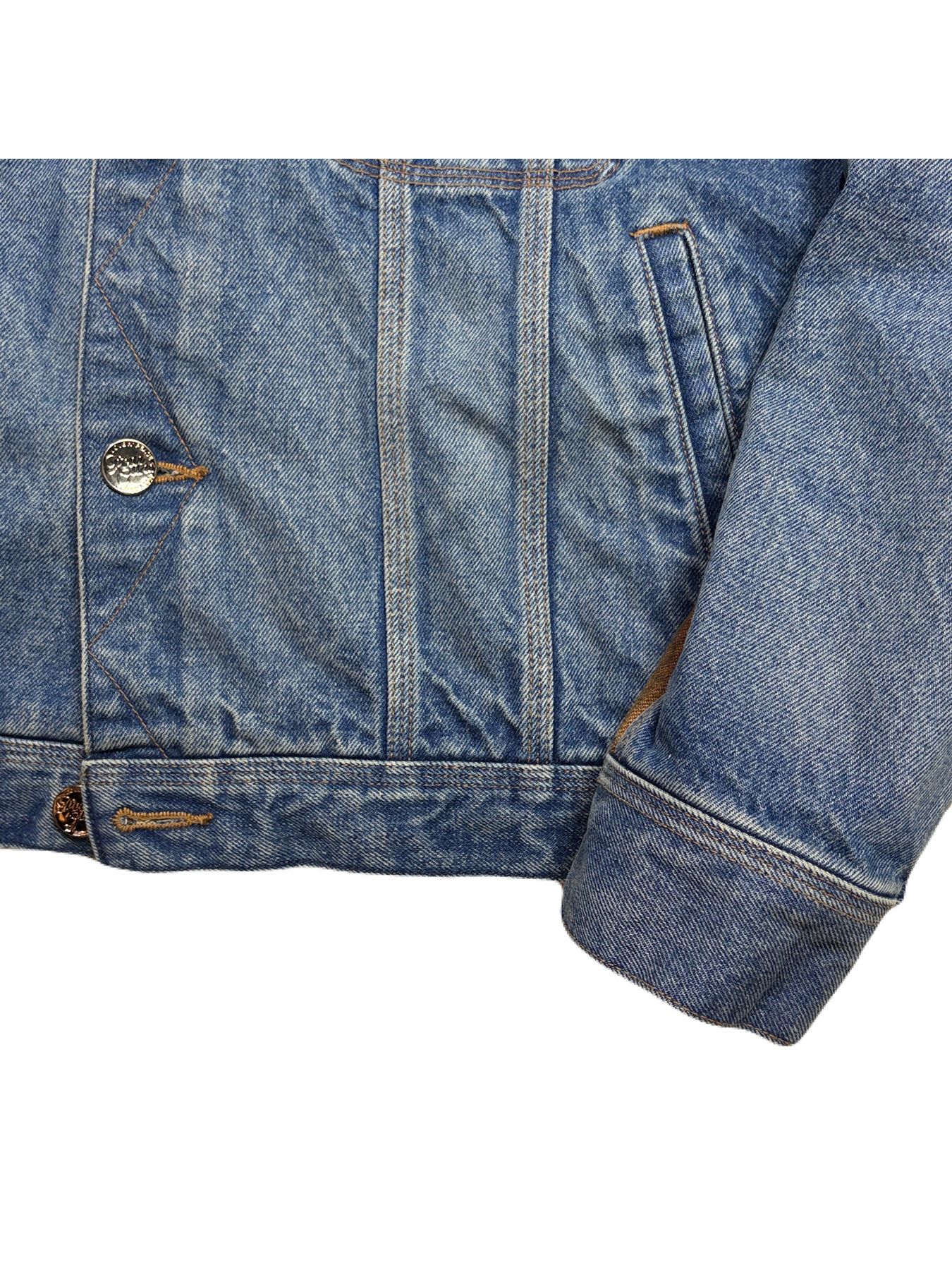 【予約品 3月9日(月) 18:00 締切】VIN/DEN/JK USED/SWAR / USED加工 クリスタルクロスガン ヴィンテージ デニム ジャケット / ブルー