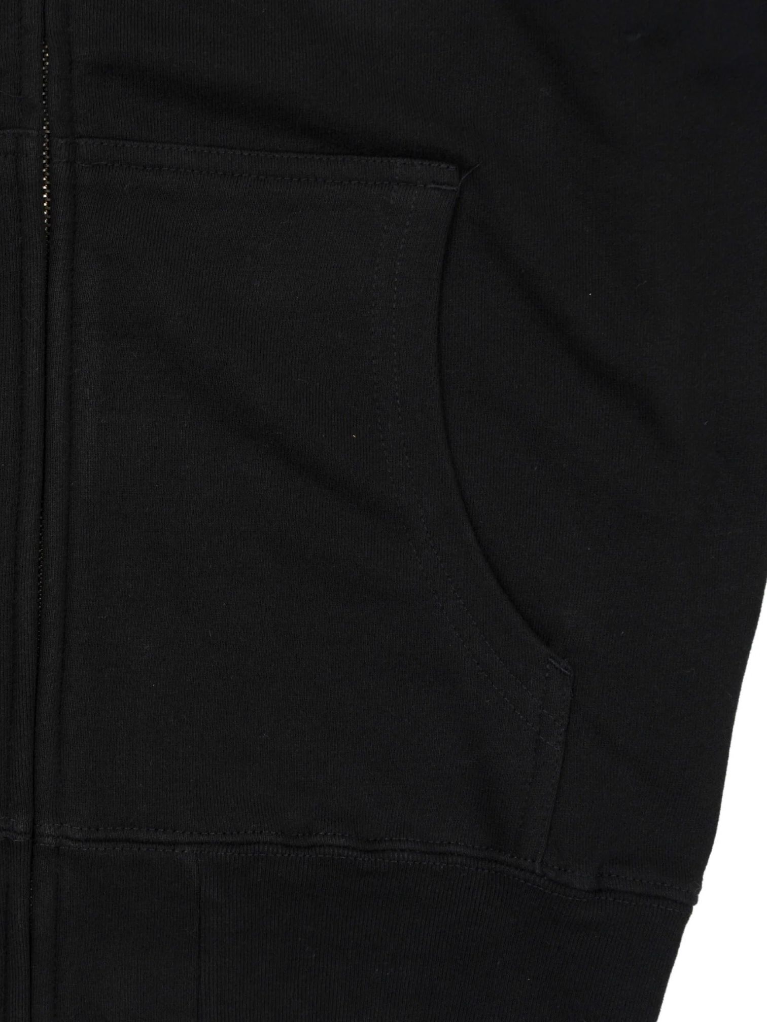 WILD BORN  PK / 長袖ジップパーカー / ブラック 【Roen】