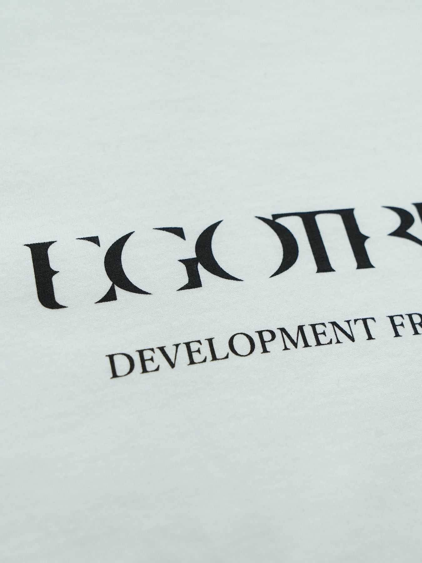 【予約品 11月23日(日) 締切】PRINTTEE-A short / ロゴプリント Tシャツ / WHITE
