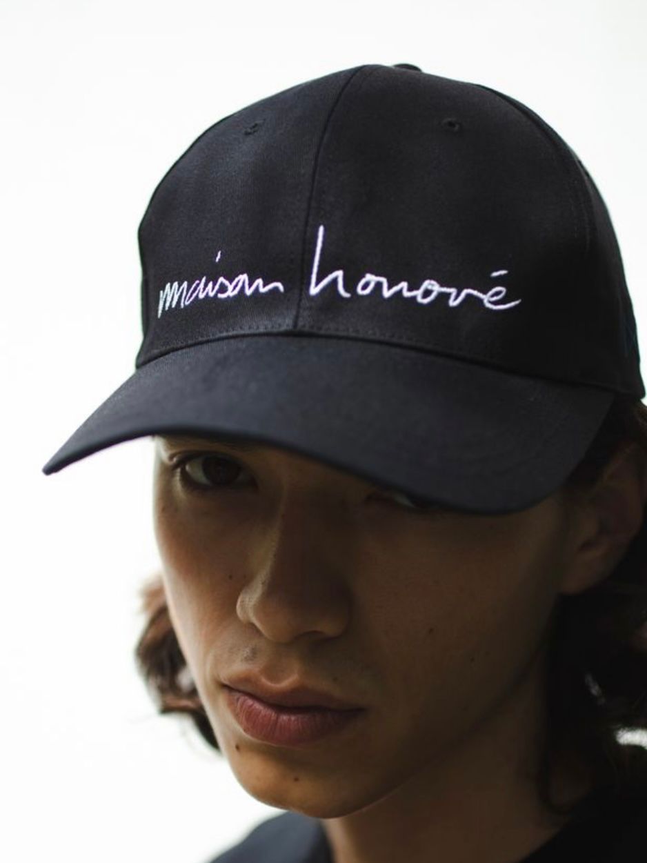 ベースボールキャップ / BaseBall Cap Adriana / Black メゾンオノレ パリ
