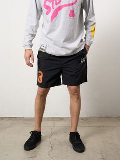 【予約品 10月16日(木) 締切】 8スマイル ナイロン イージーショーツ / ブラック