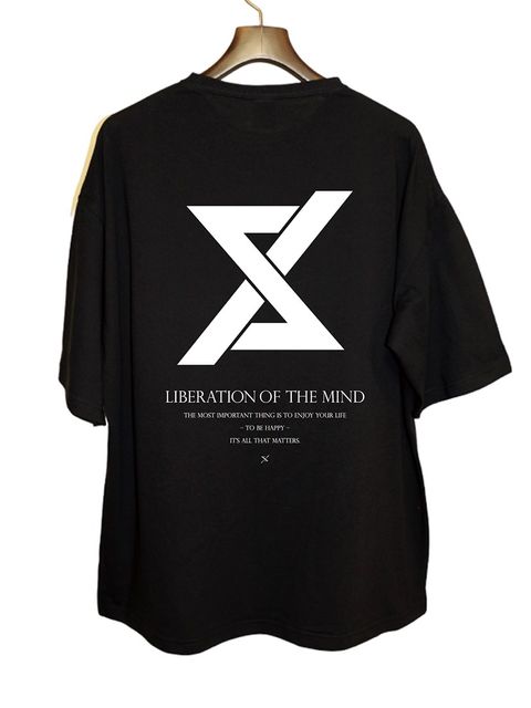 ys MARK BIG-Tee-WHITE / ビックTシャツ / ブラック 【ys Yuji SUGENO】