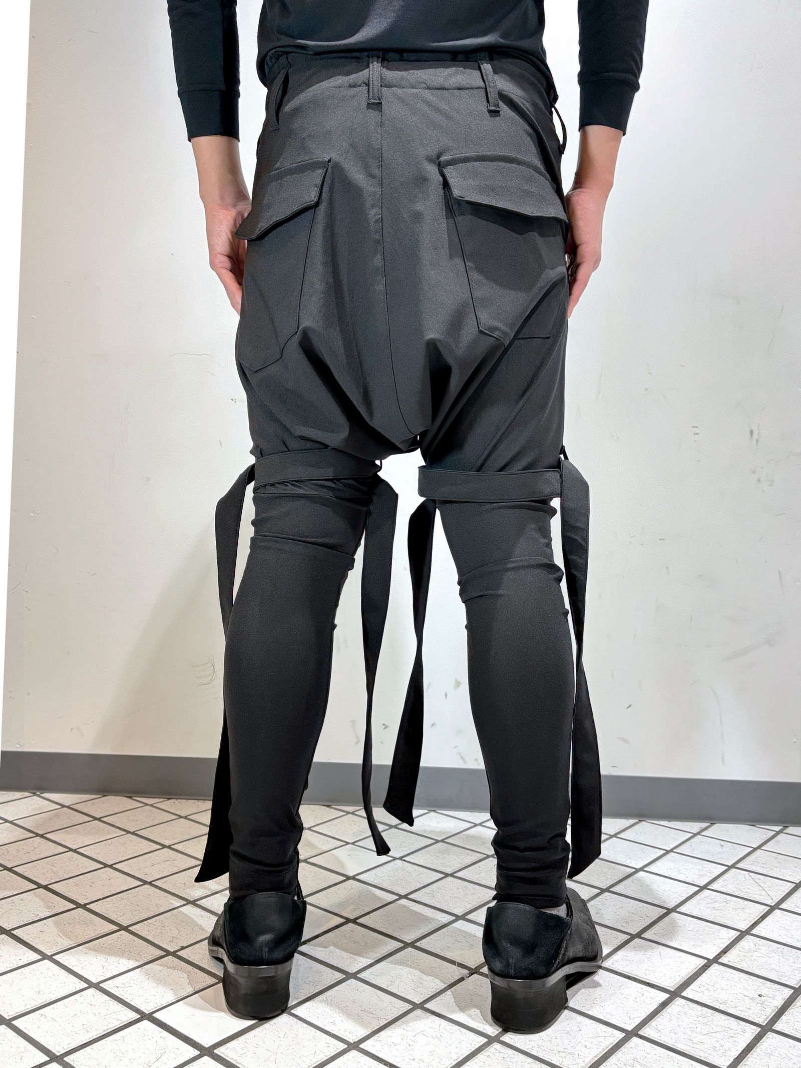 GB0225/P13 : Deformed Cropped Sarrouel Pants / デフォーム
