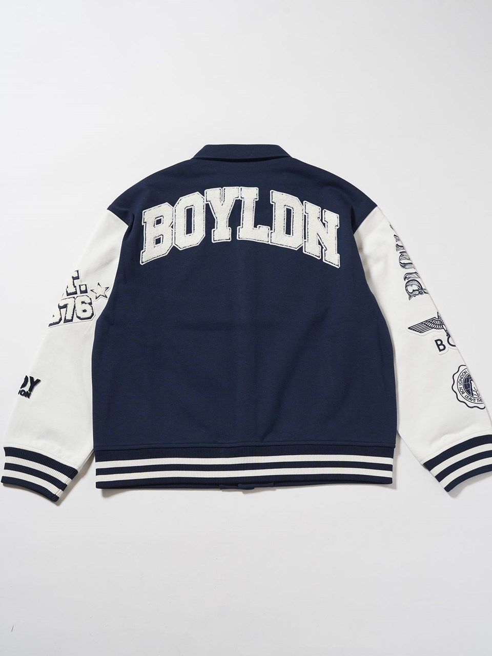 1976 BOY KNIT STADIUM JUMPER / スタジャン / ネイビー
