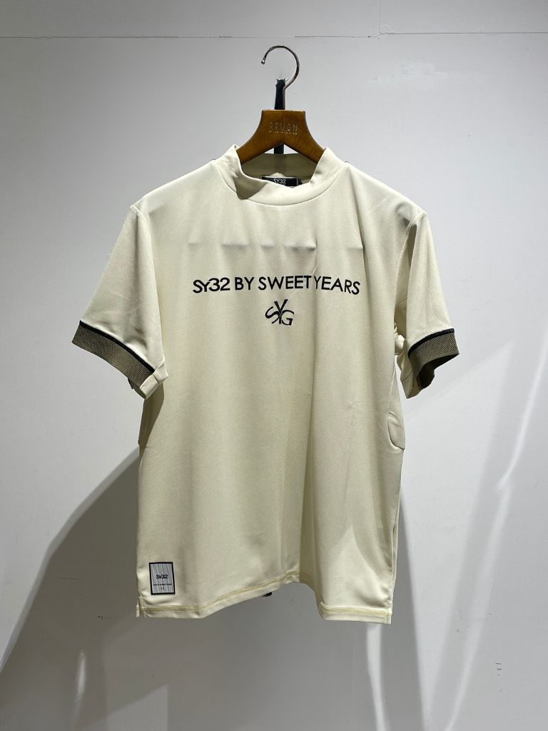 QUICK DRY KANOKO MOCK / ライトベージュ 【SY32 by SWEET YEARS GOLF】