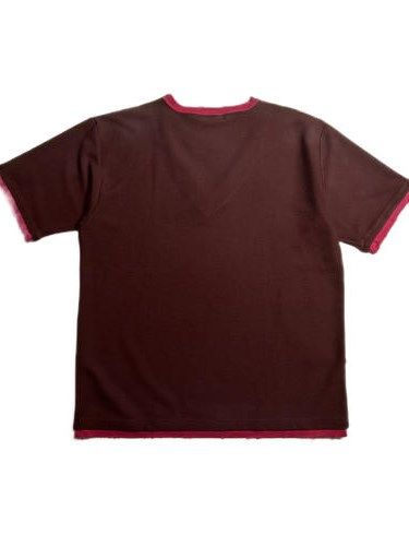 《予約品8月31日 23時55分締め》 V NECK TEE / VネックTシャツ / レッド 【roarguns 】 2024年3月入荷予定