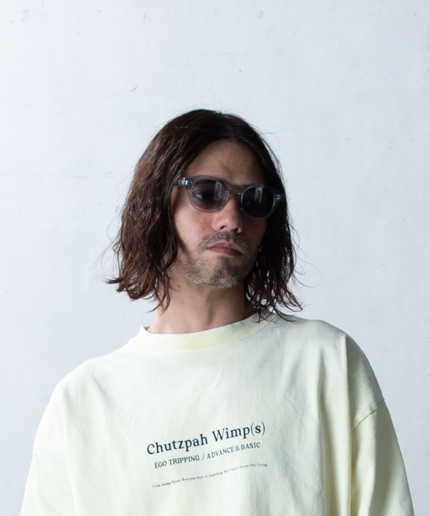 【予約品10月20日(日）締め】 AATA / ウエリントンサングラス / クリア×ブルー