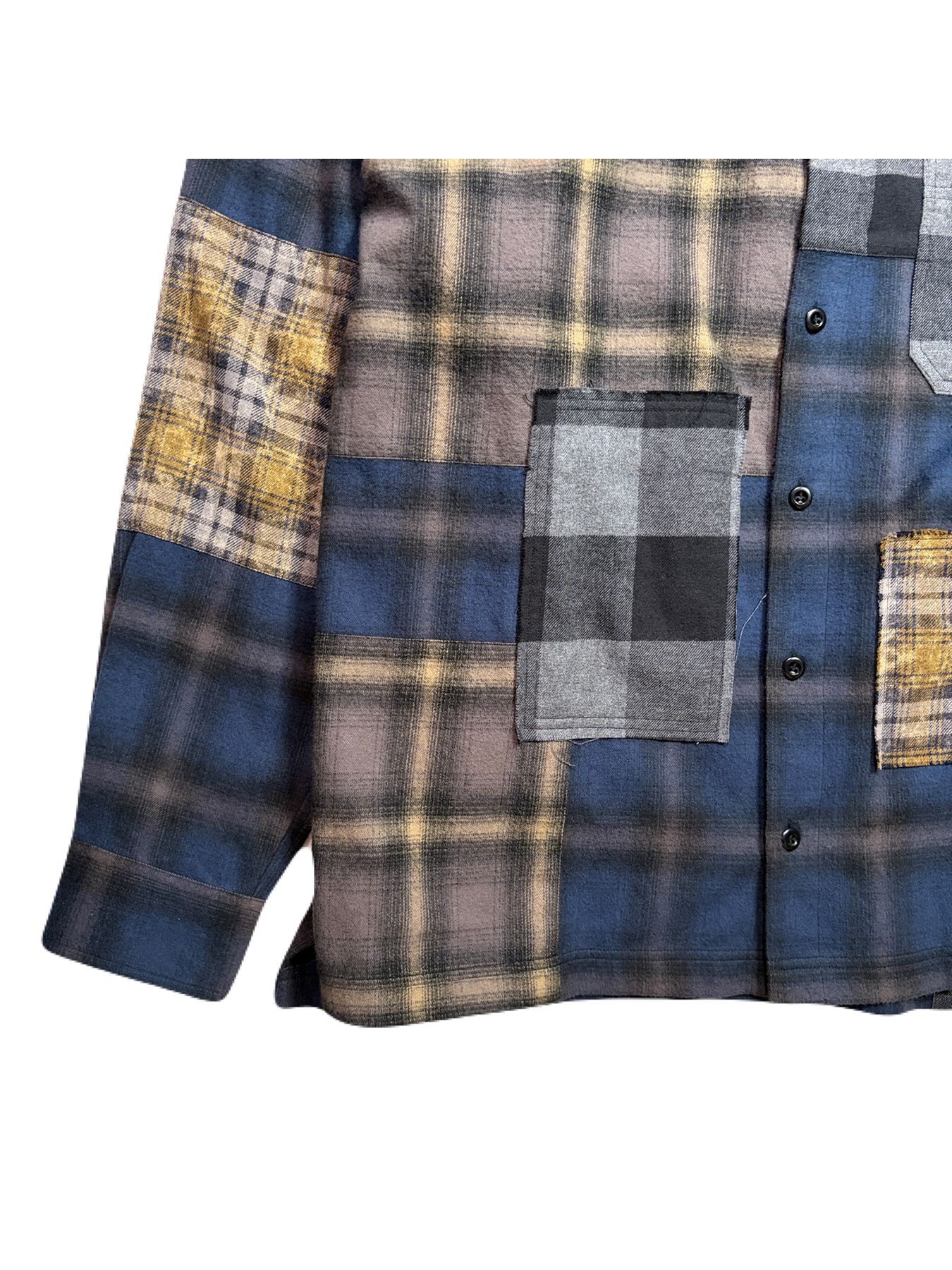 【予約品 3月9日(月) 18:00 締切】MULTI CHECK SH / マルチ チェック シャツ / ネイビー