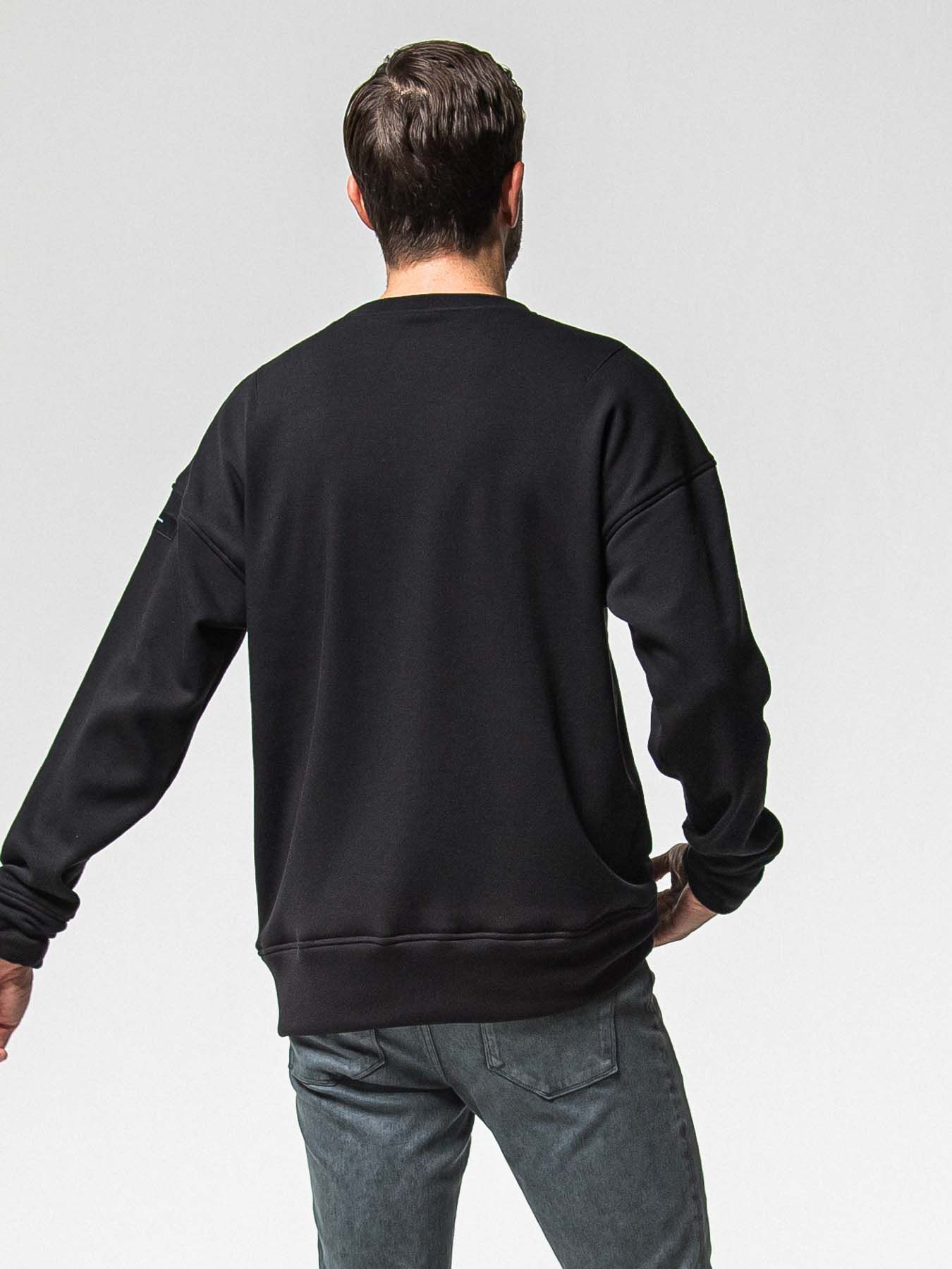 【予約品 8月31日(日) 締切】FRIDAY OLD LOGO VEROURS FLEECE TRAINER / FRIDAYコラボ オールドロゴ ベロアフリース トレーナー / ブラック