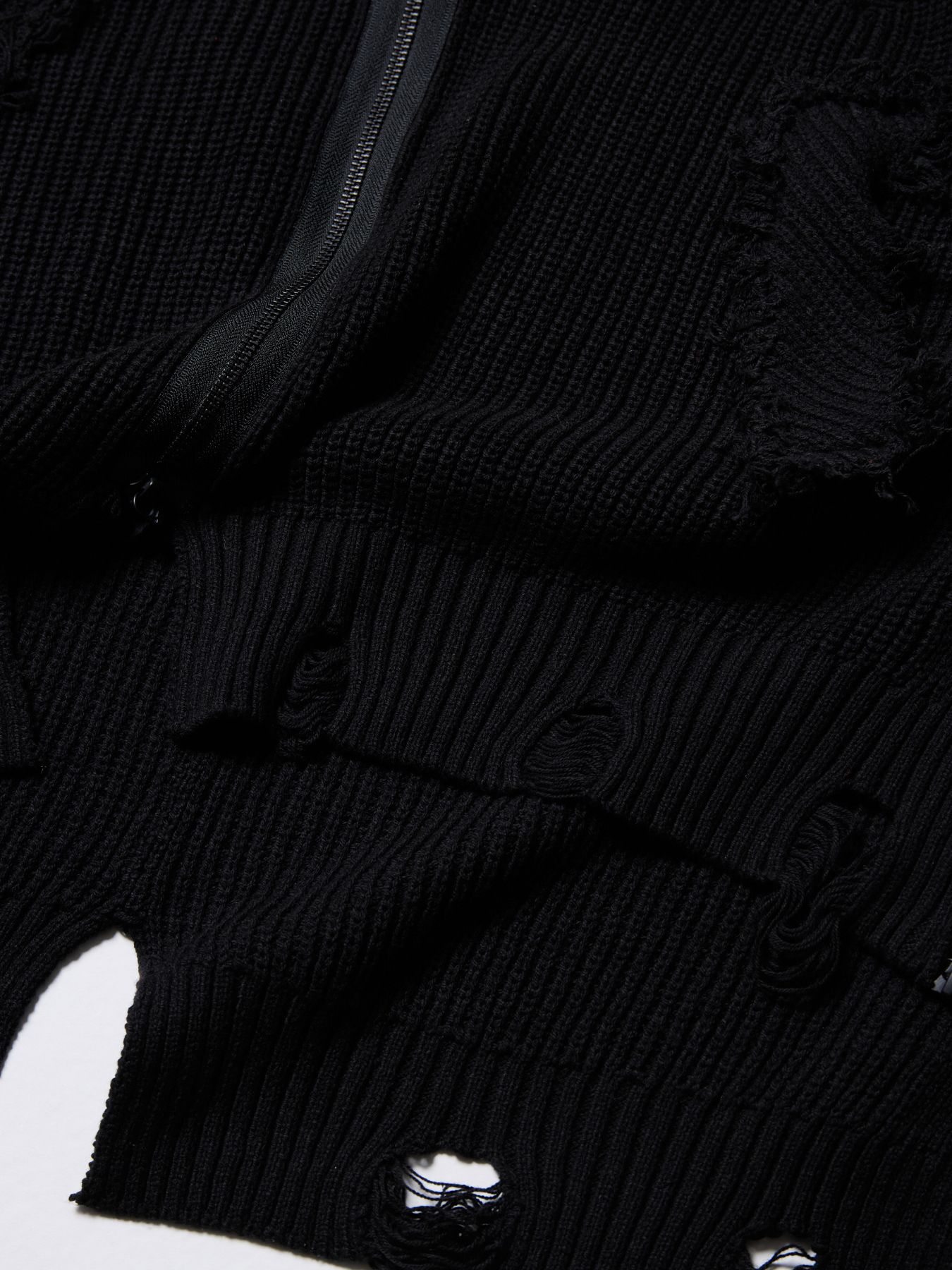 VICIOUS CARDIGAN / ミドル丈カーディガン / BLACK