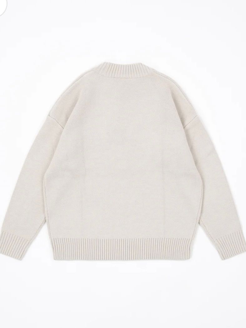 BOY CREW NECK SWEATER OFF WHITE【B223N6060031】