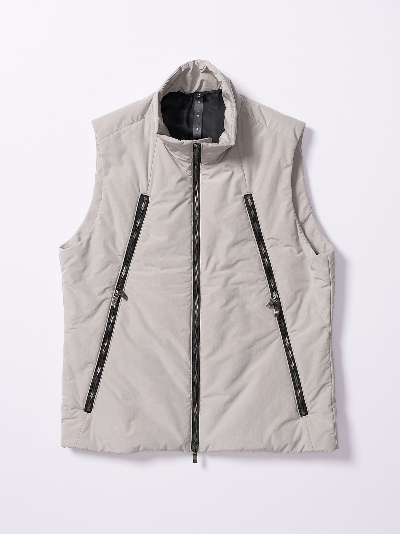【予約品 4月19日(日) 18時締切】solid zip vest / ソリッド ジップベスト / フェードグレー