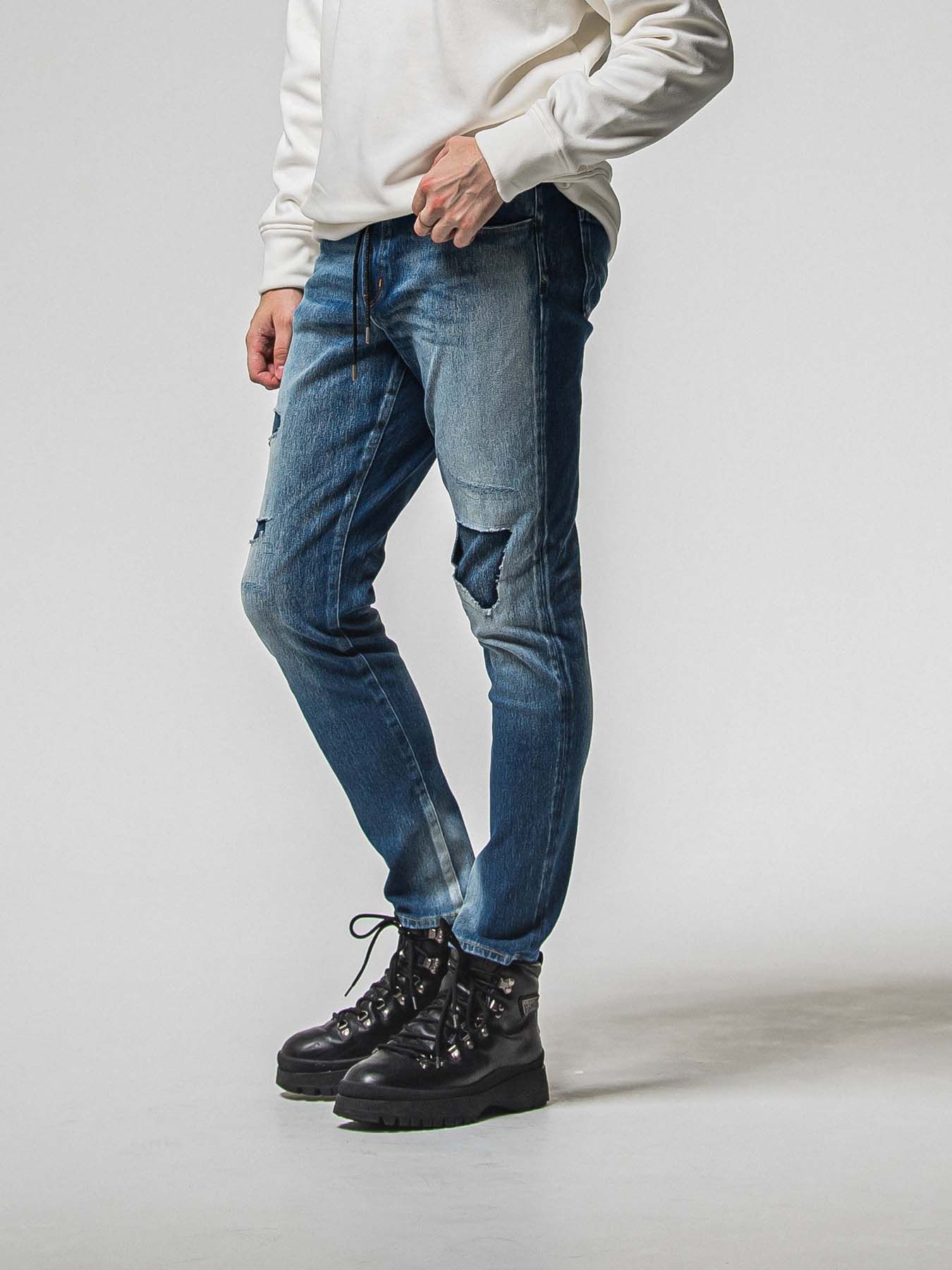 【予約品 8月31日(日) 締切】MICK DENIM JERSEY / ミック デニムジャージ / インディゴクラッシュ