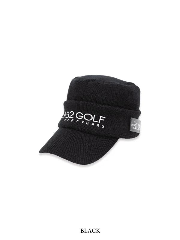 KNIT WORK CAP｜ブラック 【SY32 by SWEET YEARS GOLF】