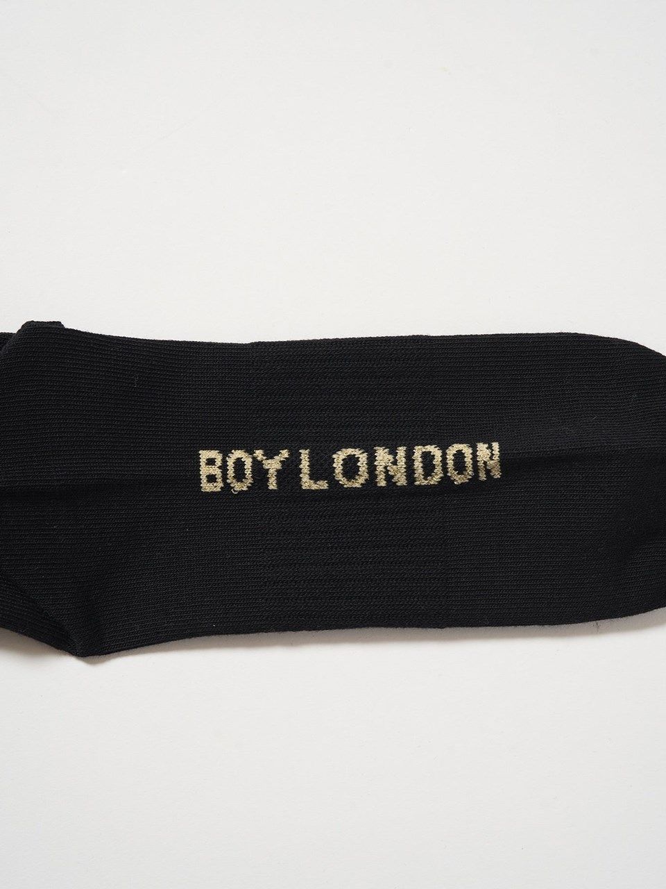 BOY LOGO REGULAR SOCKS / キャップ / ブラック・ゴールド