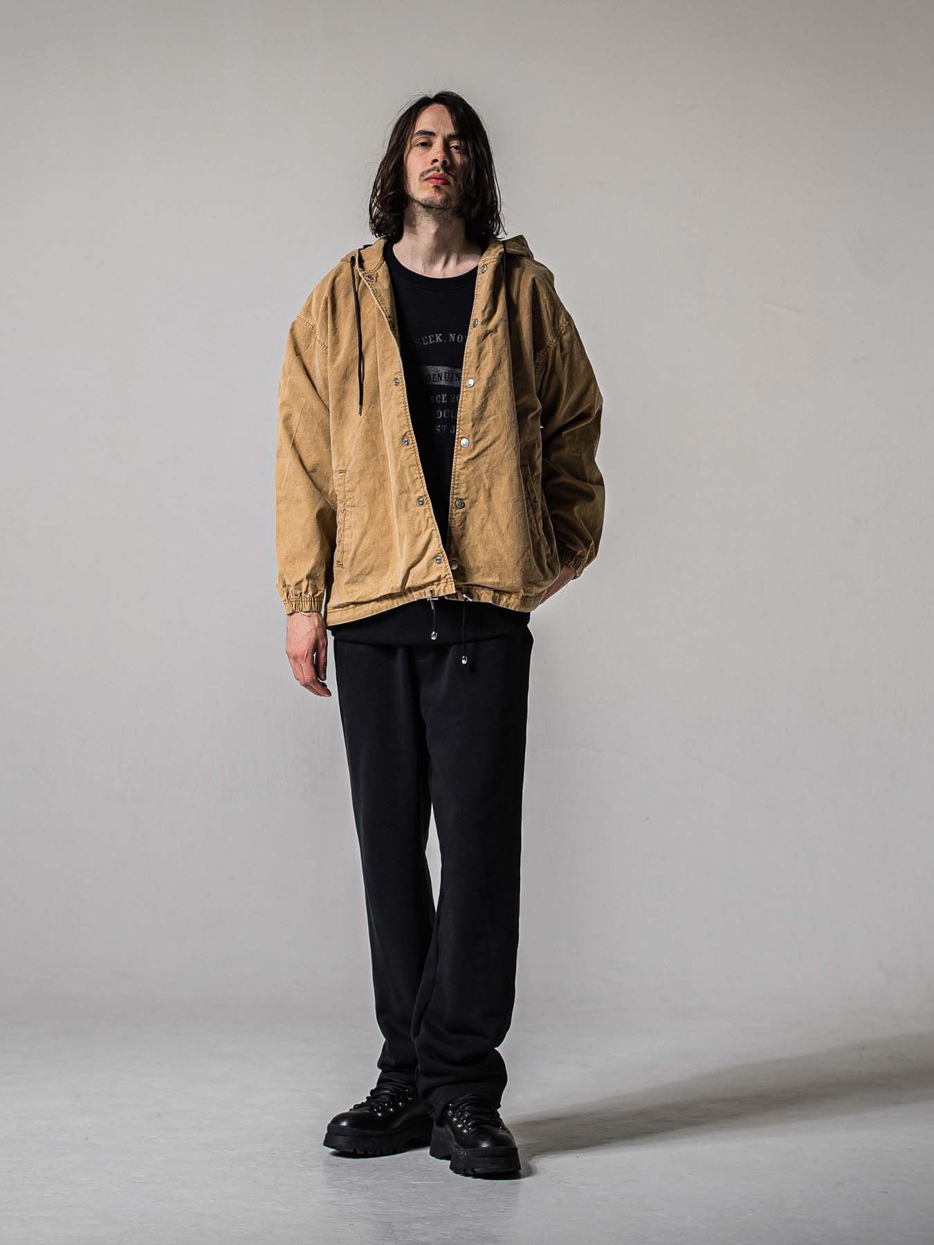 【予約品 11月16日(日) 締切】COACH HOODIE / コーチジャケットパーカー / ブラウン