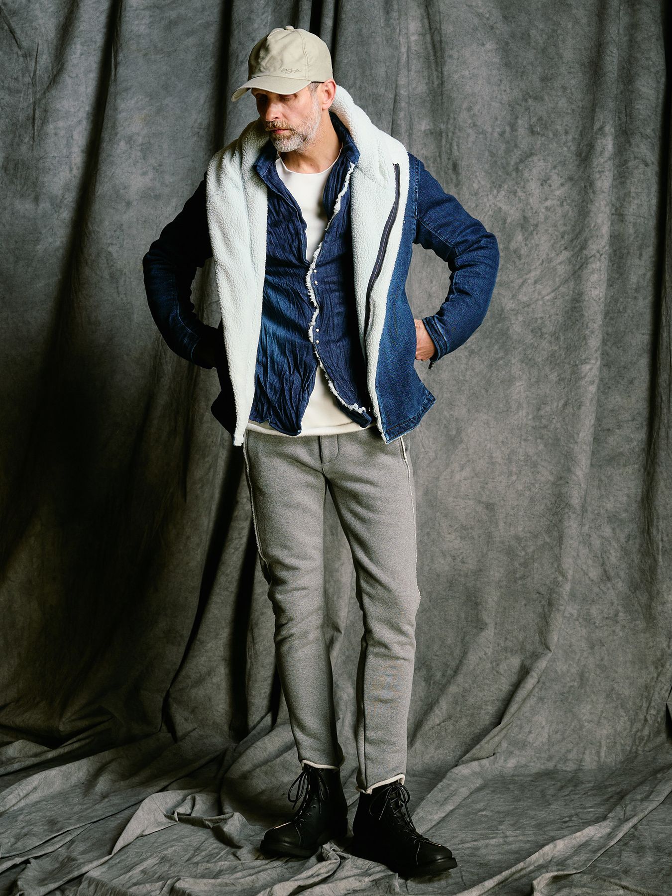 【予約品 4月19日(日) 18時締切】2-hook denim shirt / 2フック デニムシャツ / インディゴユーズド