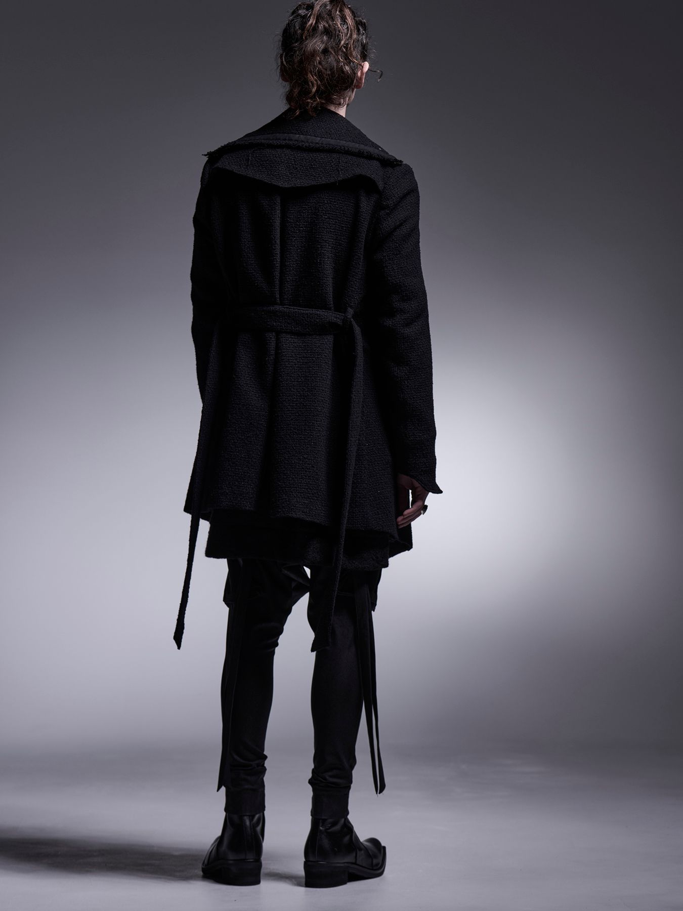 【予約品 】Cut Off Napoleon Jacket / カットオフナポレオンジャケット / ブラック