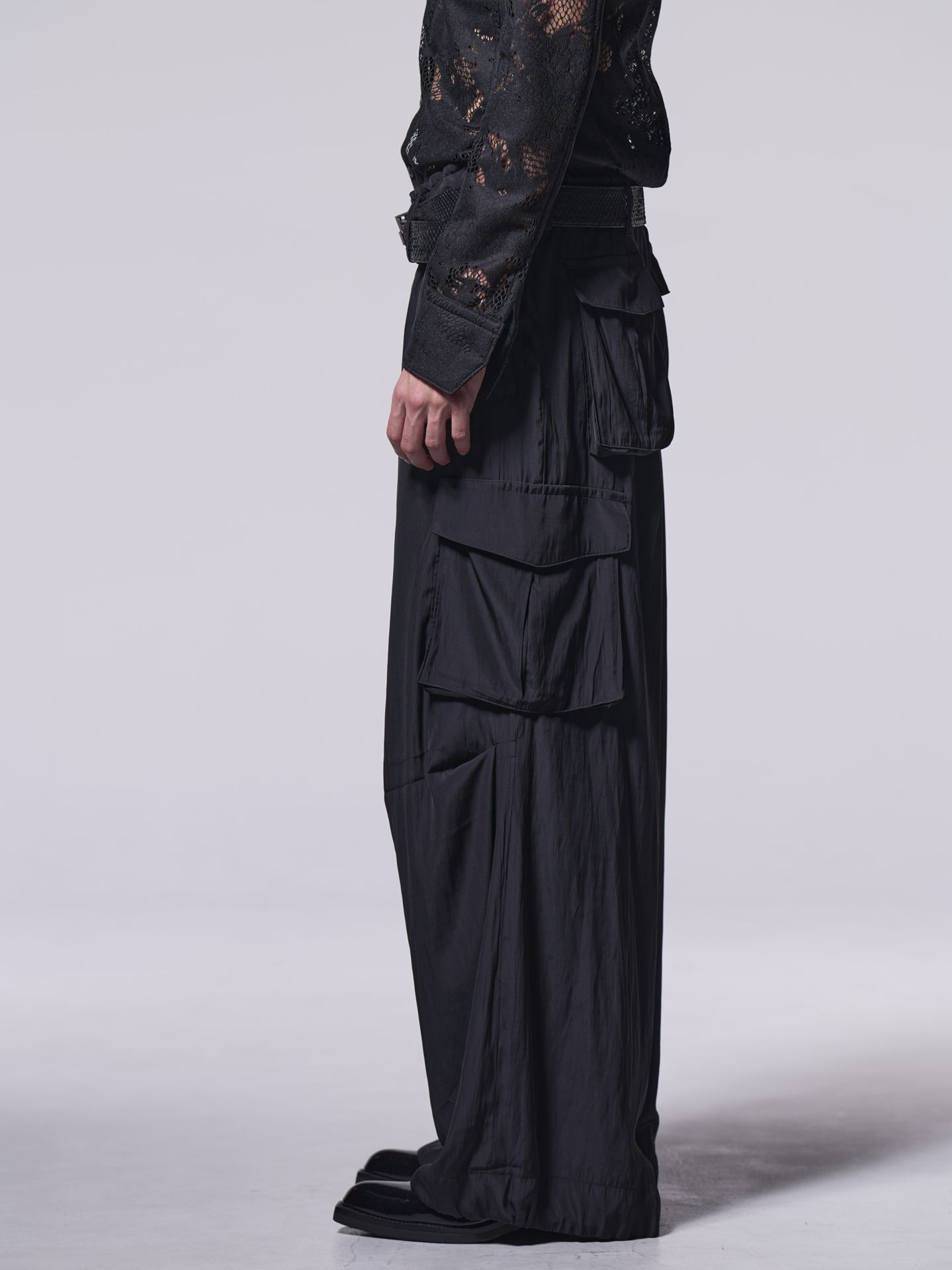 《予約品》  LooseCargoPants / ルーズカーゴパンツ / ブラック