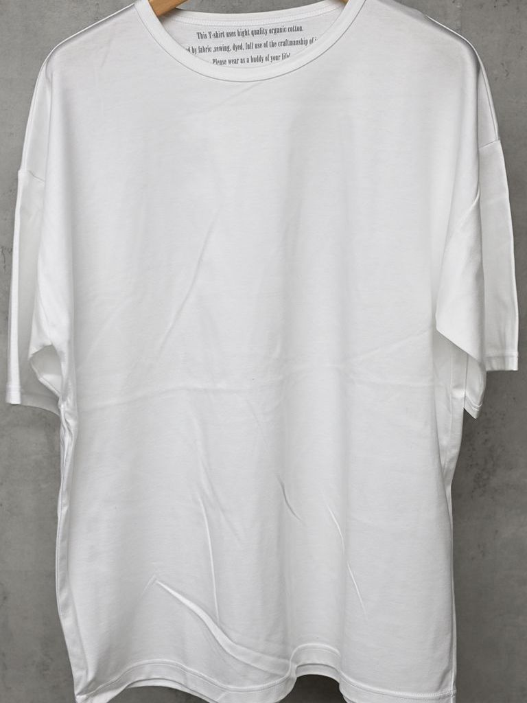 《予約11月17日19時締め》 Finest  BASIC  LOOSE T / ルーズTシャツ / ホワイト