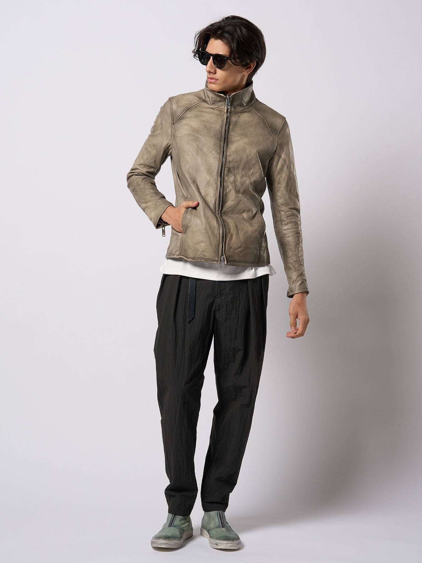 【予約品 9月23日(火) 締切】stand riders(cow leather) / スタンドライダース(カウレザー) / ベージュ