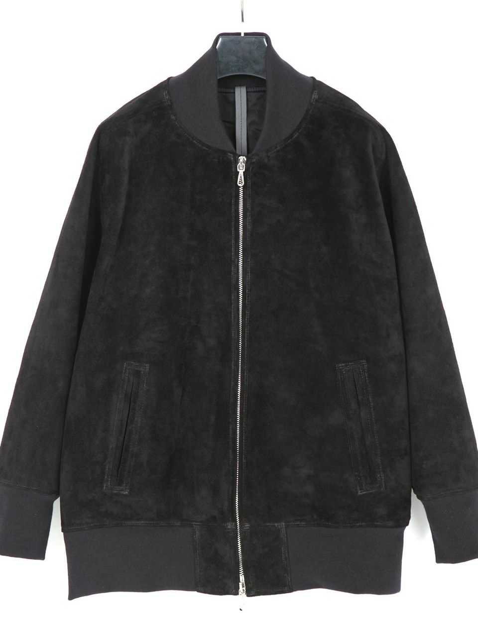 《予約品》 Suede Horse hide Blouson  CRANK / ホーススエード ブルゾン / ブラック 【STRUM】9月以降入荷予定