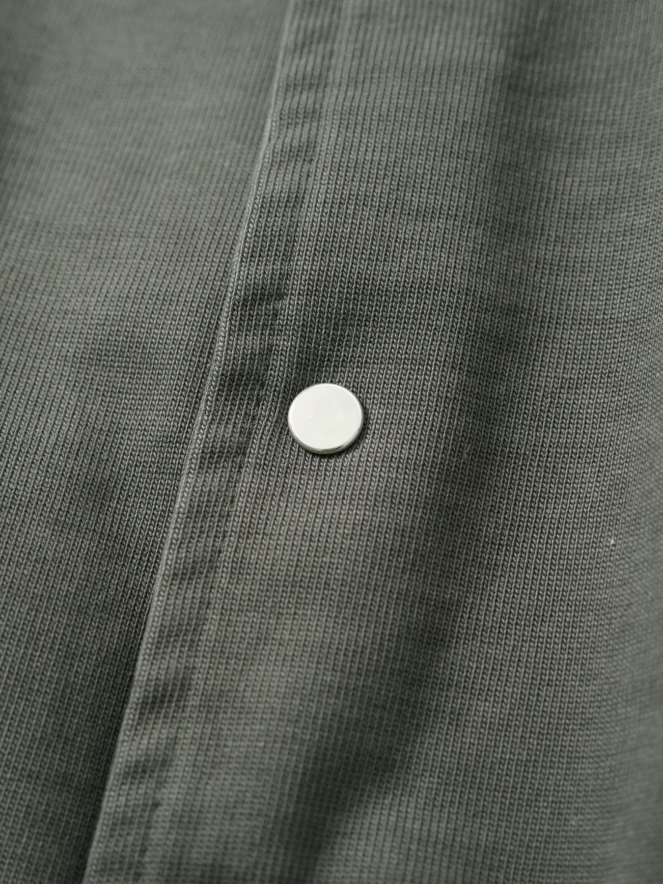 【予約品 5月6日(水) 締切】MOLD-SWEATJACKET / スタンドブルゾン / チャコール