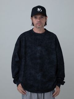 【予約品 10月26日(日) 締切】SWITCHCUT / バイオストーンウォッシュ加工 カットソー / BLACK