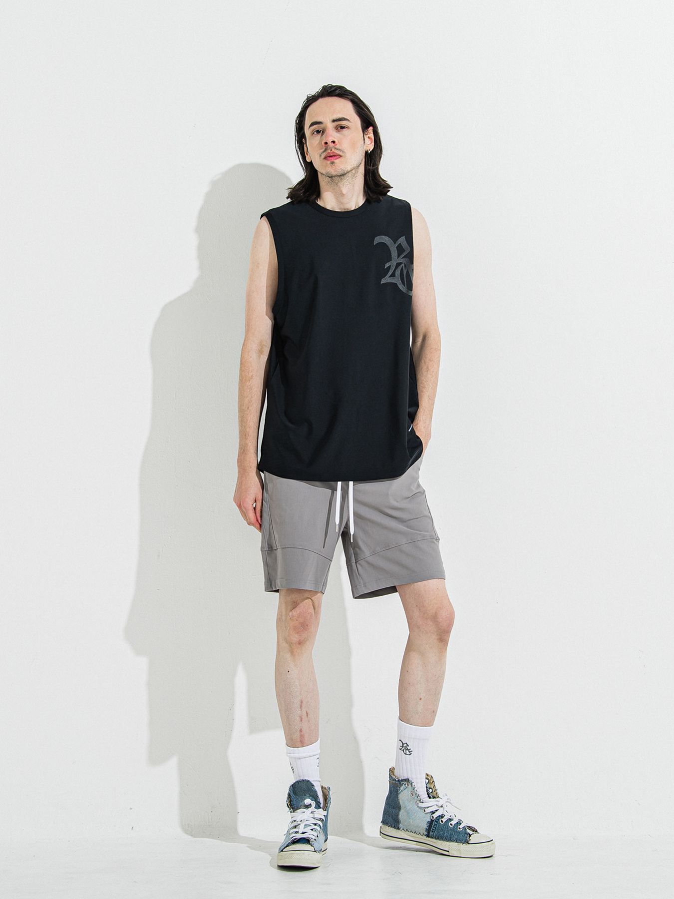 【予約品 】TYLER NYLON SHORTS / タイラー ナイロンショーツ / グレー