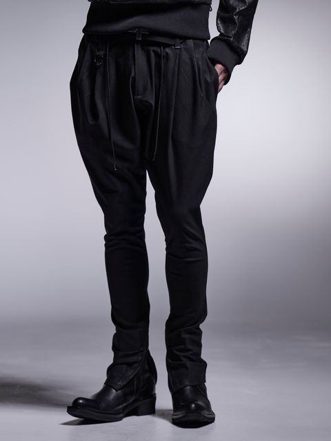 【予約品 7月13日(日) 締切】Coating Jodhpurs Pants / コーティング ジョッパーズパンツ / ブラック