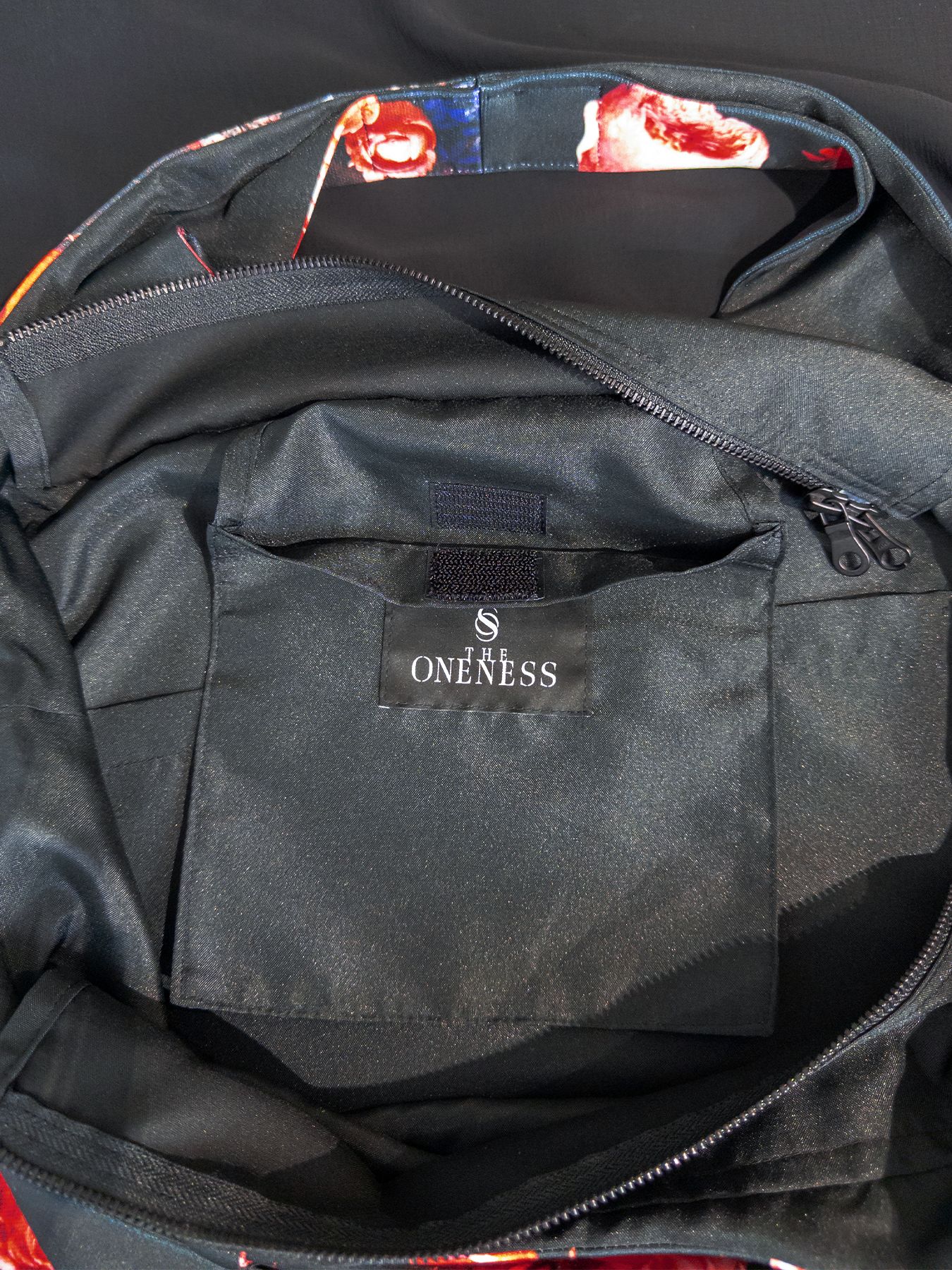 【予約品 4月26日(日) 締切】Shoulder Tote Bag / ショルダートートバッグ / ブラックフローラ