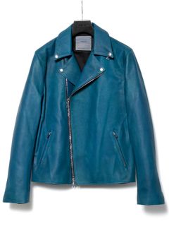 【予約品 10月12日(日) 締切】Hybrid Vegetable Tanned Calfskin Garment Burning Dyed Double Riders / ハイブリッド タンニン鞣し カーフスキン 燃焼製品染めダブルライダース / TRIGGER