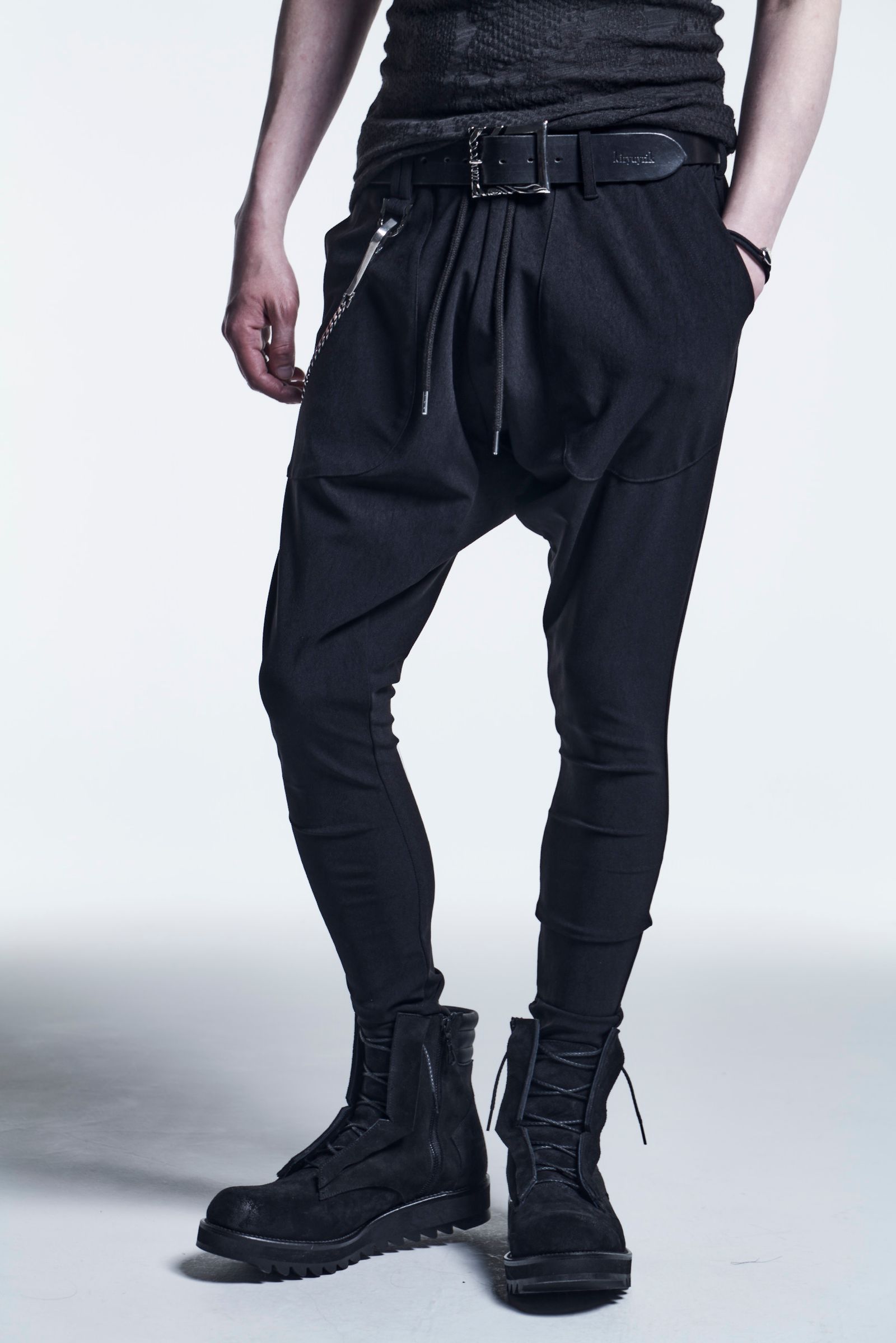 《予約品》 SaruelPants HighTension / Black+WhitePrint 【kiryuyrik】 8月入荷予定