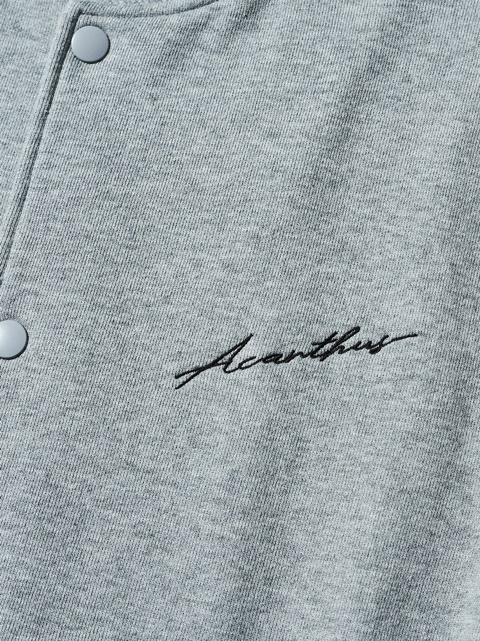 (予約品2023年10月19日18時締め) Sweat Varsity Jacket / スウェットスタジャン / グレー
